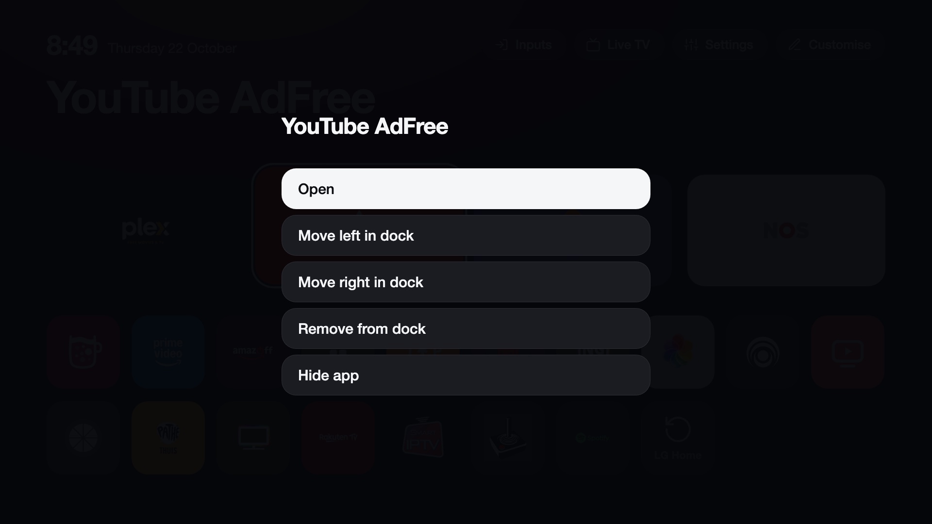 App options