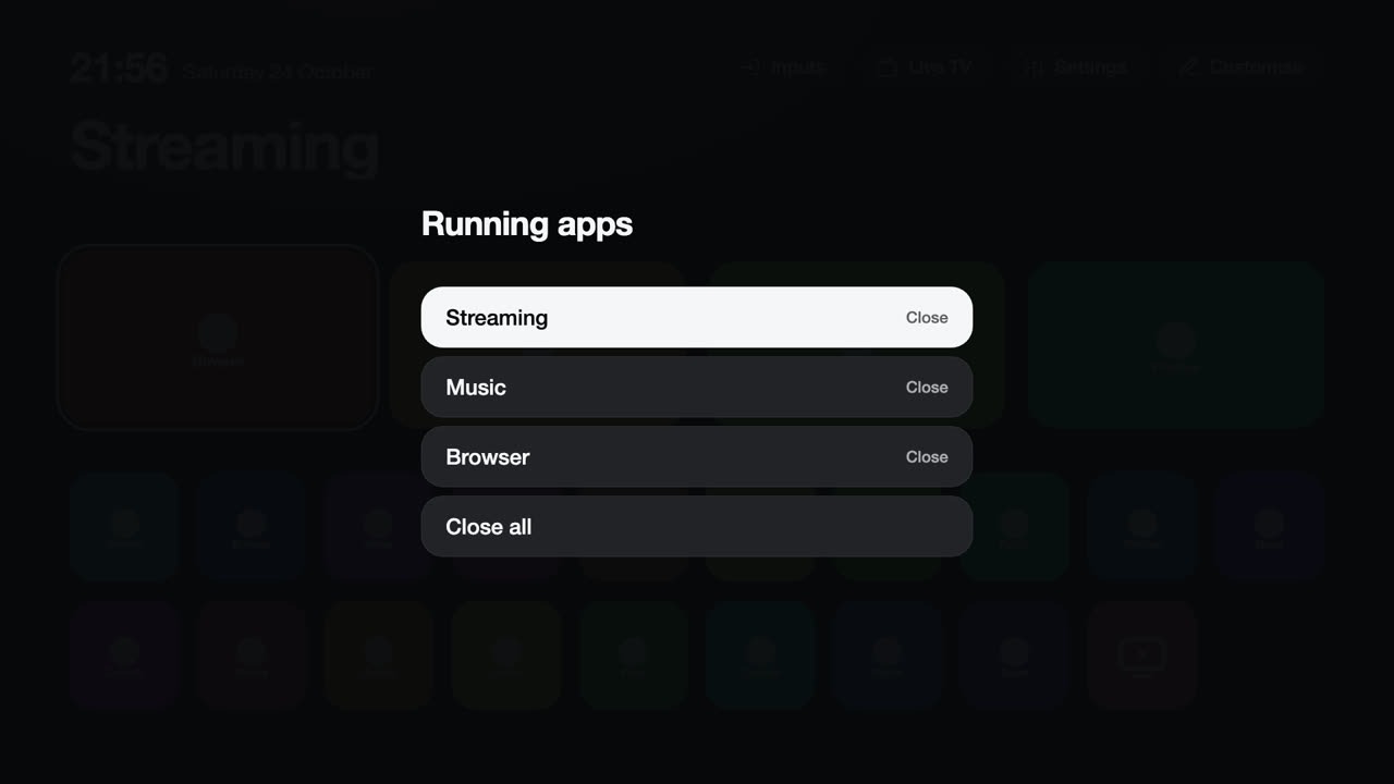 Running apps